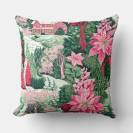 Modernes Winterkissen mit Schneeflocken - neutral Kissen