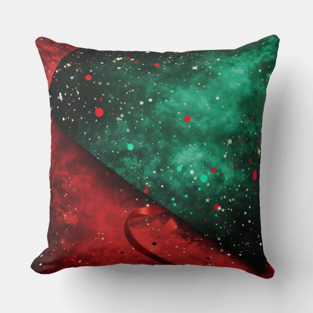 Modernes Winterkissen mit Schneeflocken - neutral Kissen (Vorderseite)