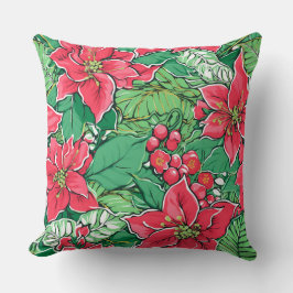 Modernes Winterkissen mit Schneeflocken - neutral Kissen