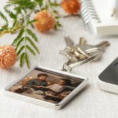 Modernes Wir Liebe Sie Mama Foto Schlüsselanhänger (Seite)