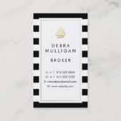 Modernes wirkliches Anwesen Businesscards Visitenkarte (Rückseite)