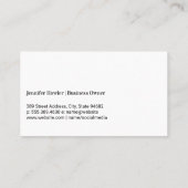 Modernes Wohnzimmer | Icons reinigen Visitenkarte (Rückseite)