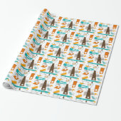 Modernes Wrapping Paper #5 des mittleren Jahrhunde Geschenkpapier (Ungerollt)