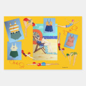 Modernes Wrapping Paper aus dem Mittelalter Geschenkpapier Set (Vorderseite 3)