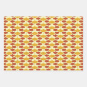 Modernes Wrapping Paper - Retro der 50er Jahre Geschenkpapier Set (Vorderseite 3)