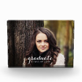 Modernes wunderliches Abschluss-Foto Fotoblock (Vorderseite)