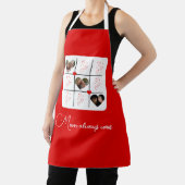 Modernes XOXO Red Hearts Mothers Day Foto Schürze (InSitu)