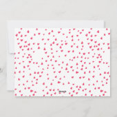 Modernes XOXO Rosa Valentinstag Foto Feiertagskarte (Rückseite)