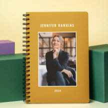 Modernes Yellow Mustard Weekly Business Foto