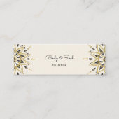 Modernes Yoga Massage Wellness Business Center Bel Mini Visitenkarte (Vorderseite)