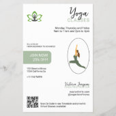 Modernes Yoga-Studio-Flyer | Sorgfältig gestaltet Flyer (Hinten)