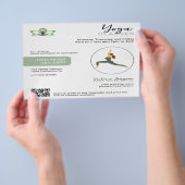 Modernes Yoga-Studio-Flyer | Sorgfältig gestaltet Flyer (Handgriff)
