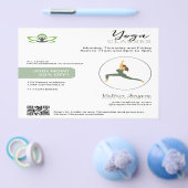Modernes Yoga-Studio-Flyer | Sorgfältig gestaltet Flyer (Einzeln)