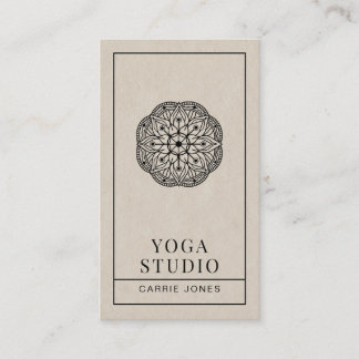 Modernes Yoga-Studio Visitenkarte