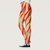 Modernes Zebra-Druckmuster Leggings (Links)