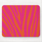 Modernes Zebra-Druckmuster Mousepad (Vorne)