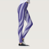 Modernes Zebra Print Muster #17 Leggings (Rechts)