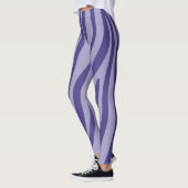 Modernes Zebra Print Muster #17 Leggings (Links)
