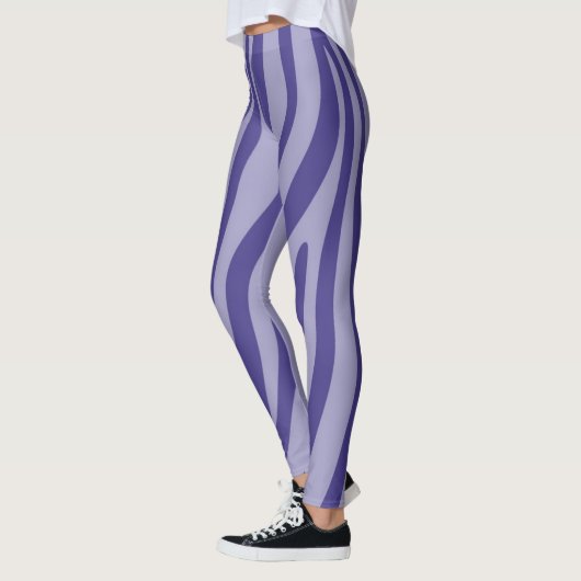 Modernes Zebra Print Muster #17 Leggings (Links)