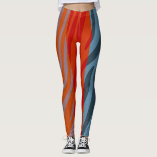 Modernes Zebra Print Muster #20 Leggings