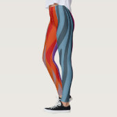 Modernes Zebra Print Muster #20 Leggings (Links)