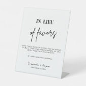 Modernes Zeichen anstelle von Favoriten | Spende v Sockelschild (Vorderseite)