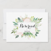 Modernes Zeichen für tropische Flora (Rückseite)