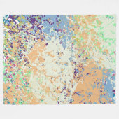 Modernes zeitgemäßes Abstrakt Fleecedecke (Vorderseite (Horizontal))