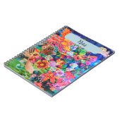 Modernes zeitgenössisches Abstraktes Collage Noteb Notizblock (Linke Seite)