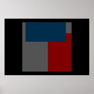 Modernes zeitgenössisches abstraktes poster