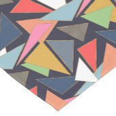 Modernes, zeitgenössisches Gold zieht farbenfrohe Kurzer Tischläufer (Ecke)