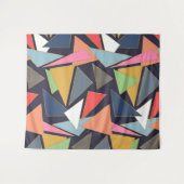 Modernes, zeitgenössisches Gold zieht farbenfrohe Wandteppich (Vorderseite (Horizontal))