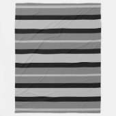 Modernes zeitgenössisches Greyscale Fleecedecke (Vorderseite)