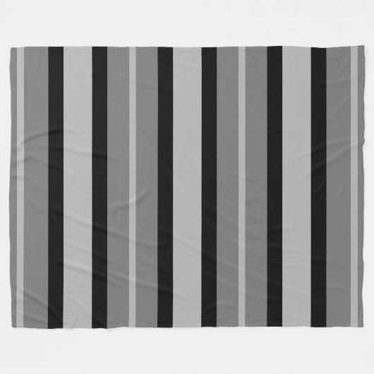 Modernes zeitgenössisches Greyscale Fleecedecke (Vorderseite (Horizontal))