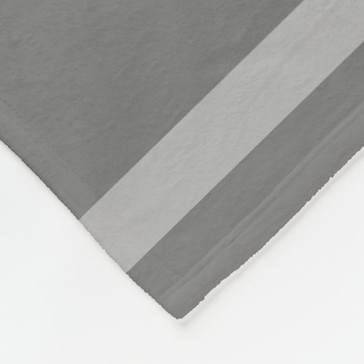 Modernes zeitgenössisches Greyscale Fleecedecke (Ecke)