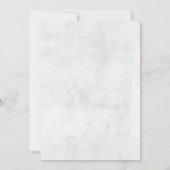 Modernes Zeitungsquinceñera-Foto Save the Date Einladung (Rückseite)