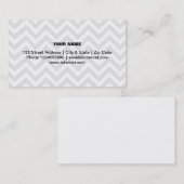 Modernes, Zickzack Design für Visitenkarten Visitenkarte (Vorne/Hinten)
