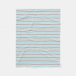 Modernes, Zickzack Fleece Blanket