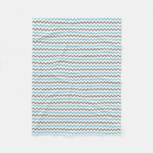 Modernes, Zickzack Fleece Blanket