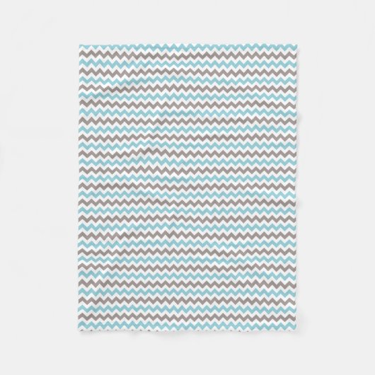 Modernes, Zickzack Fleece Blanket (Vorderseite)