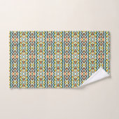 modernes Zickzack geometrisches Muster Badhandtuch Set (Handtuch)