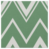 Modernes Zickzack, grünes Muster Stoff (Nahaufnahme)