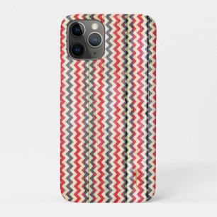 Modernes Zickzack Holzmuster Case-Mate iPhone Hülle