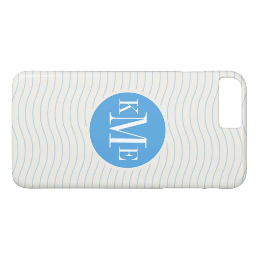 Modernes Zickzack Muster Case-Mate iPhone Hülle (Rückseite (Horizontal))