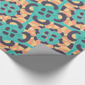 Modernes Ziermuster Geschenkpapier (Ecke)