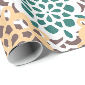 Modernes Ziermuster Geschenkpapier (Rolleneckpunkt)