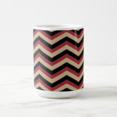 Modernes Zig Zag Muster Kaffeetasse (Mittel)