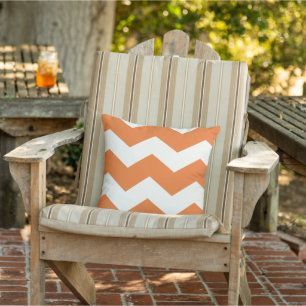 Modernes ZigZag Zickzack Muster-Design-Kissen Kissen Für Draußen