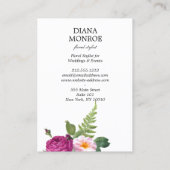 Modernes Zirkel Visitenkarte (Rückseite)