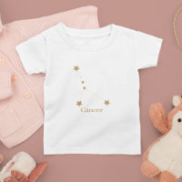 Modernes Zodiac-Schild-Goldkrebs | Element Wasser
